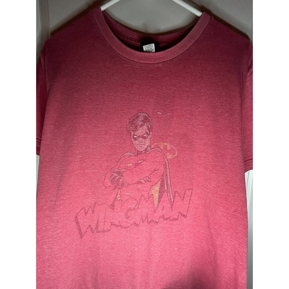 Vintage Y2k Batman And Robinhood "Wingman" Promo Graphic T-Shirt Sz Mens Large